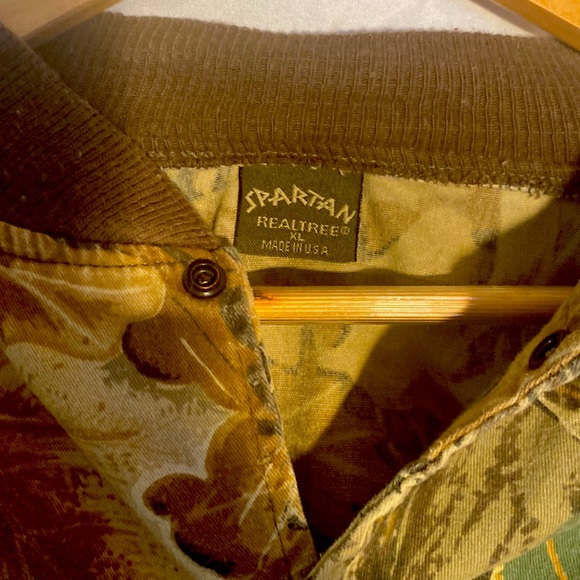 Large real tree Camo hunting coat - Picture 2 of 4